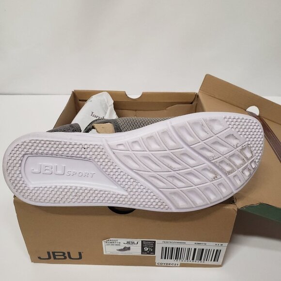 JBU Women's Margot Wide Sport Sandal in Light Gray Snake - Size 9.5 - Picture 9 of 9